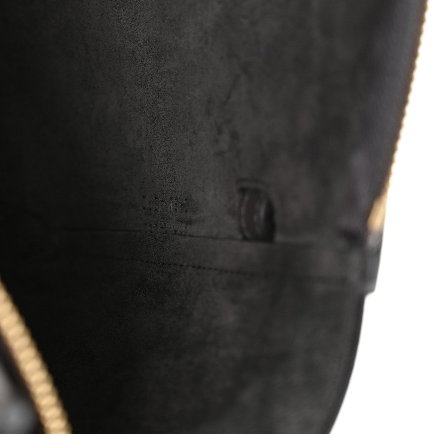 Grained Calfskin Nano Belt Bag Grey