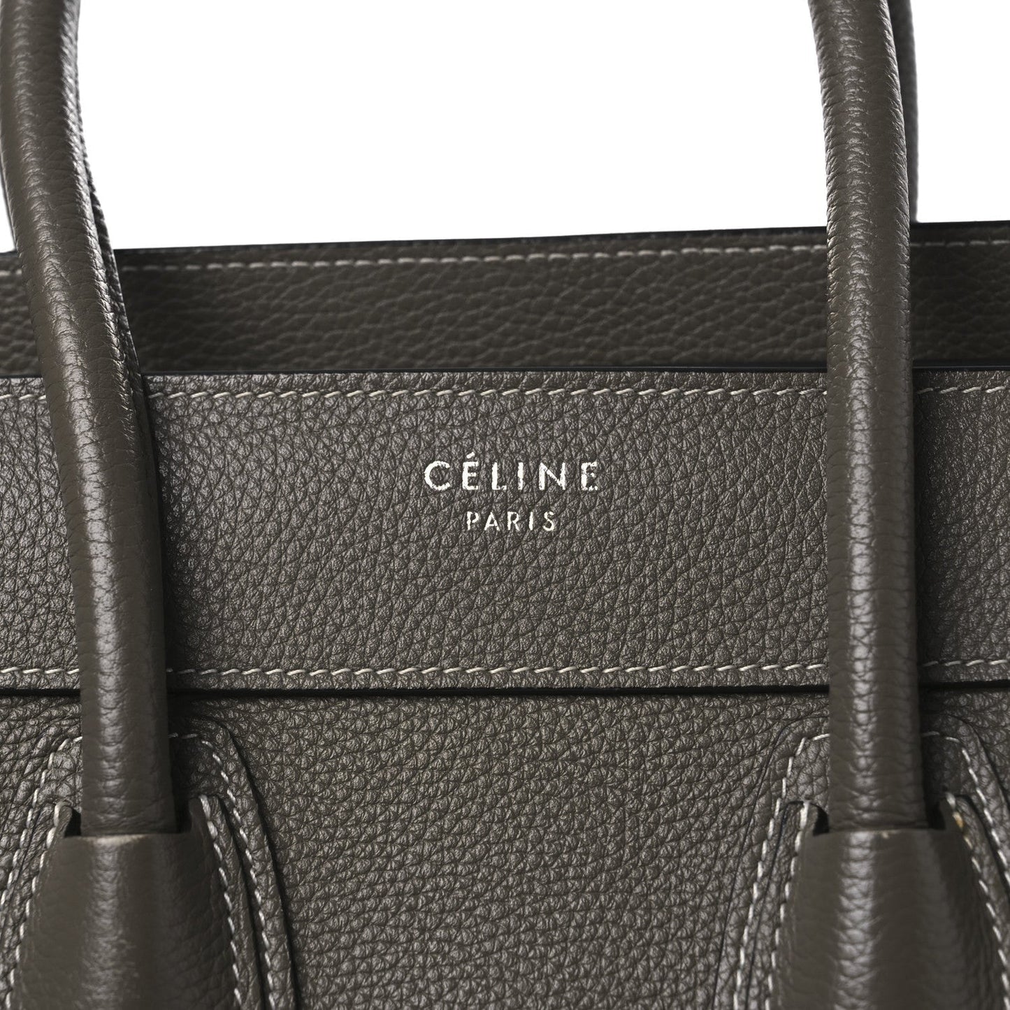 Drummed Calfskin Micro Luggage Souris