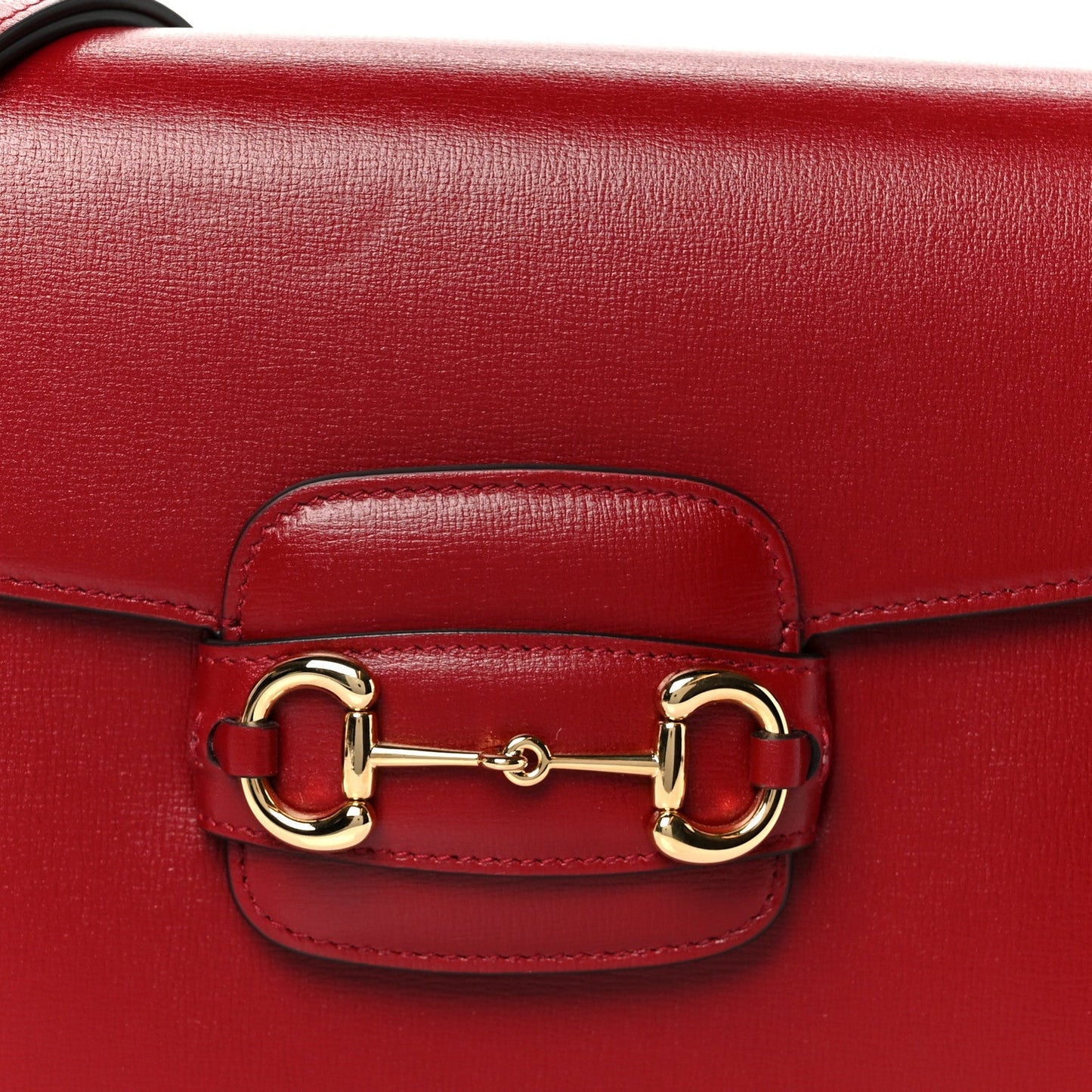 Azalea Calfskin Horsebit 1955 Shoulder Bag New Cherry Red