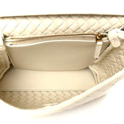 Nappa Intrecciato Patti Top Handle Bag Sea Salt