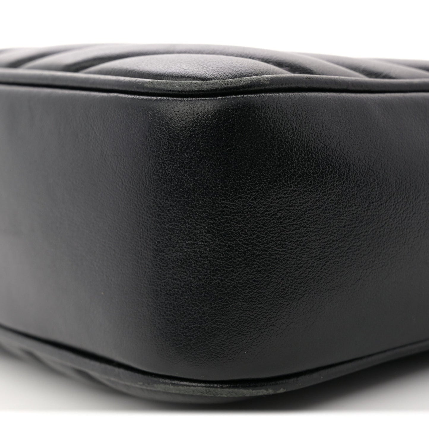 Calfskin Matelasse Monogram Lou Camera Bag Black