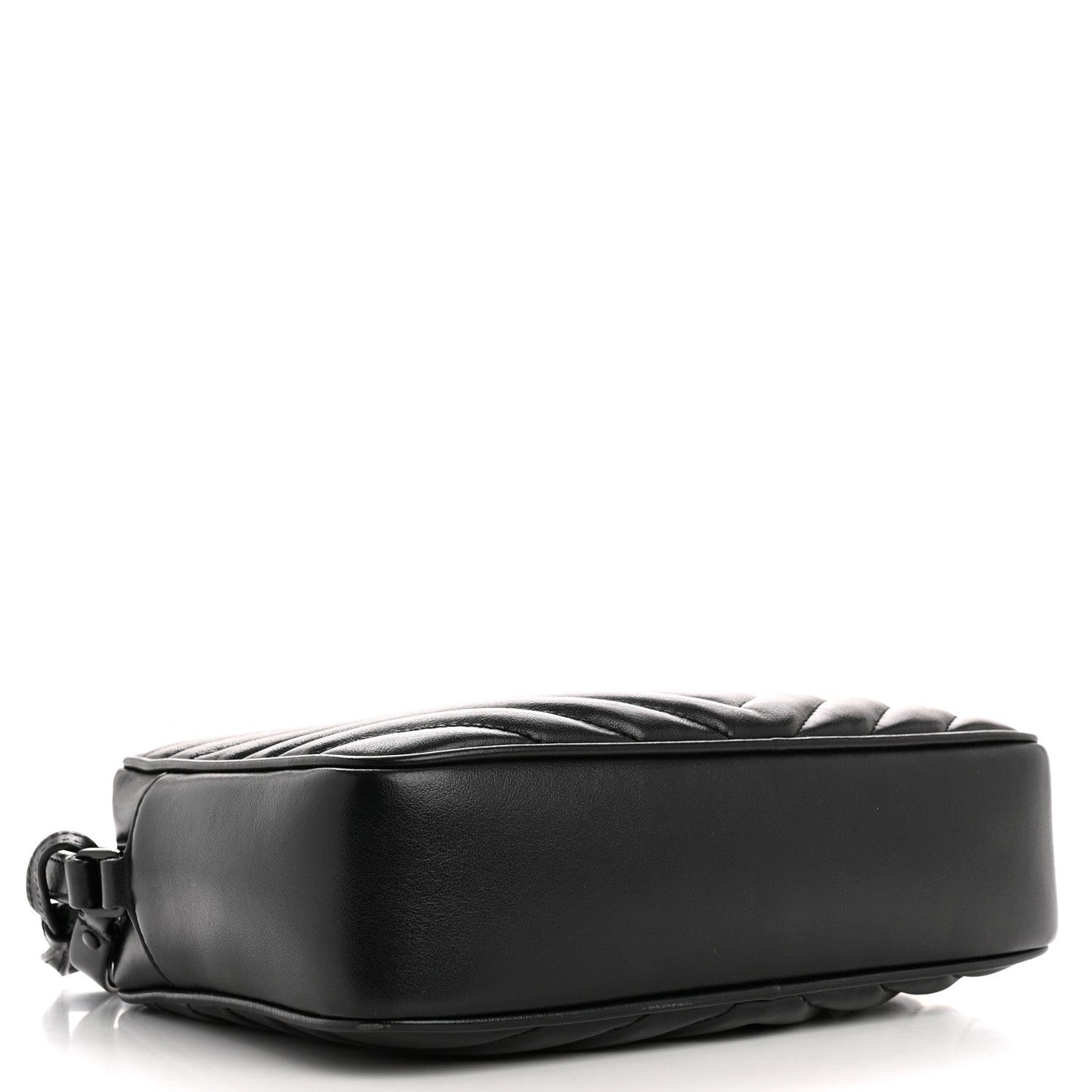 Calfskin Matelasse Monogram Monochrome Lou Camera Bag Black