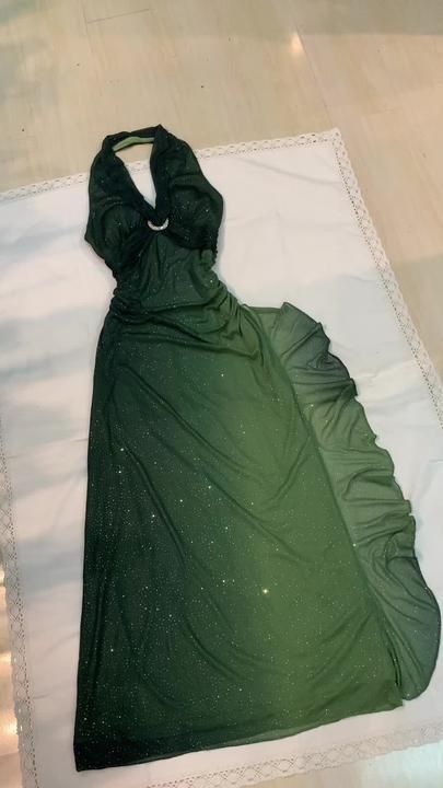 formaldressy--Green Shiny Elegant Long Chiffon Prom Dress gh5637