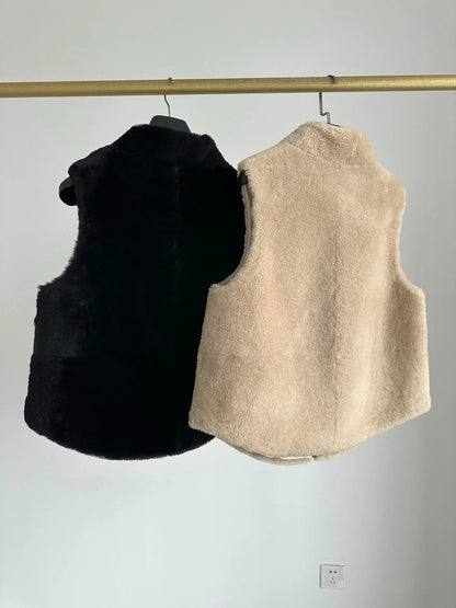 HERMES 25S PLUSH FLEECE VEST JACKET 003