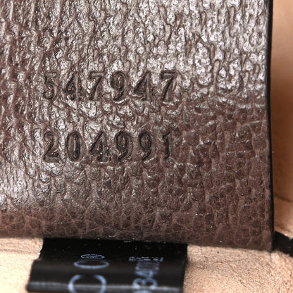 GG Supreme Monogram Web Ophidia Tote Brown
