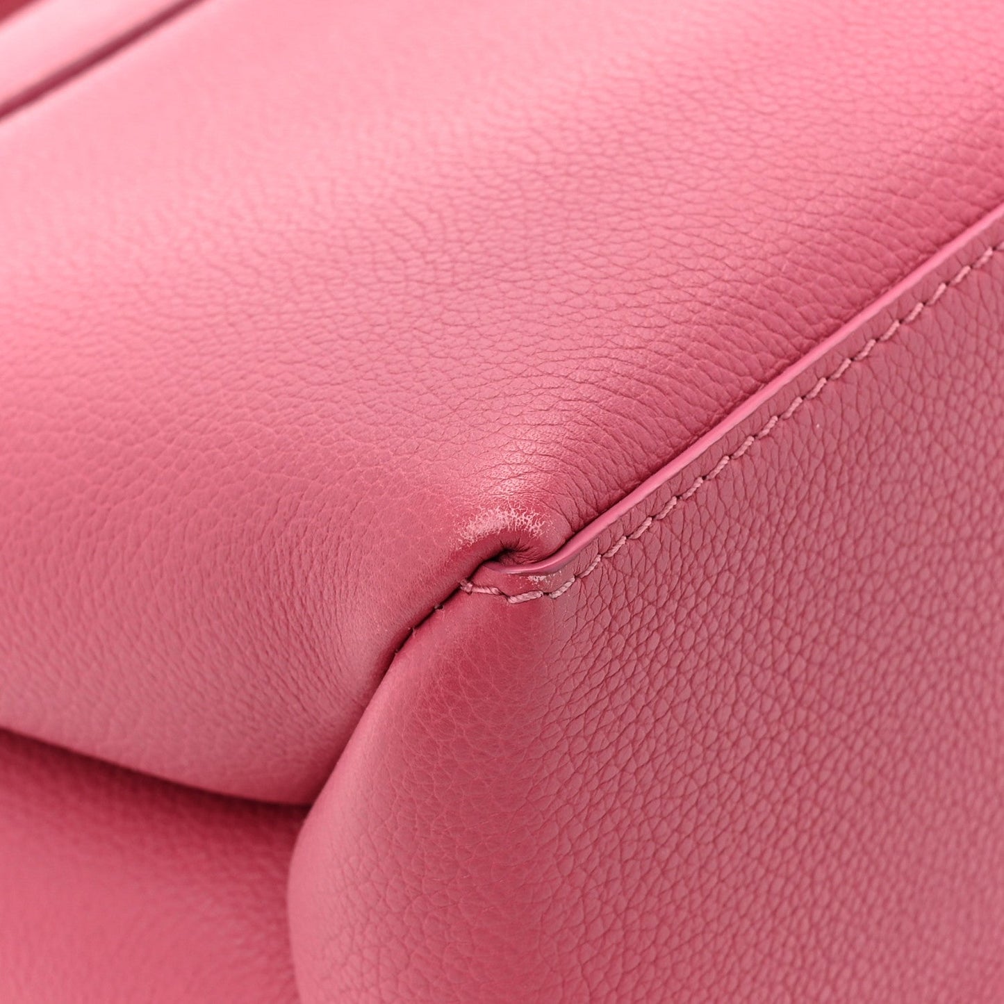Soft Calfskin My Lockme Top Handle Lie De Vin Oxford Greige