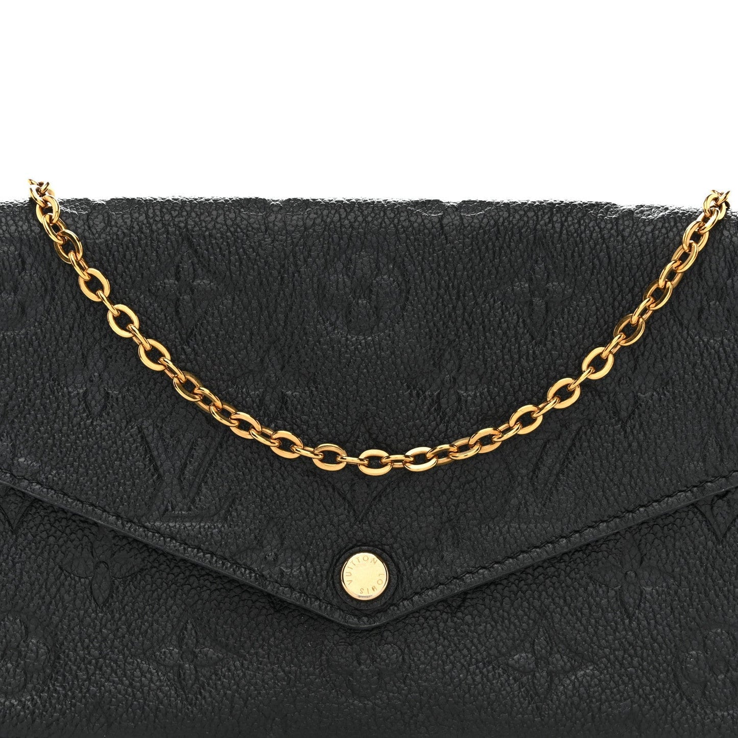Empreinte Pochette Felicie Chain Wallet Black