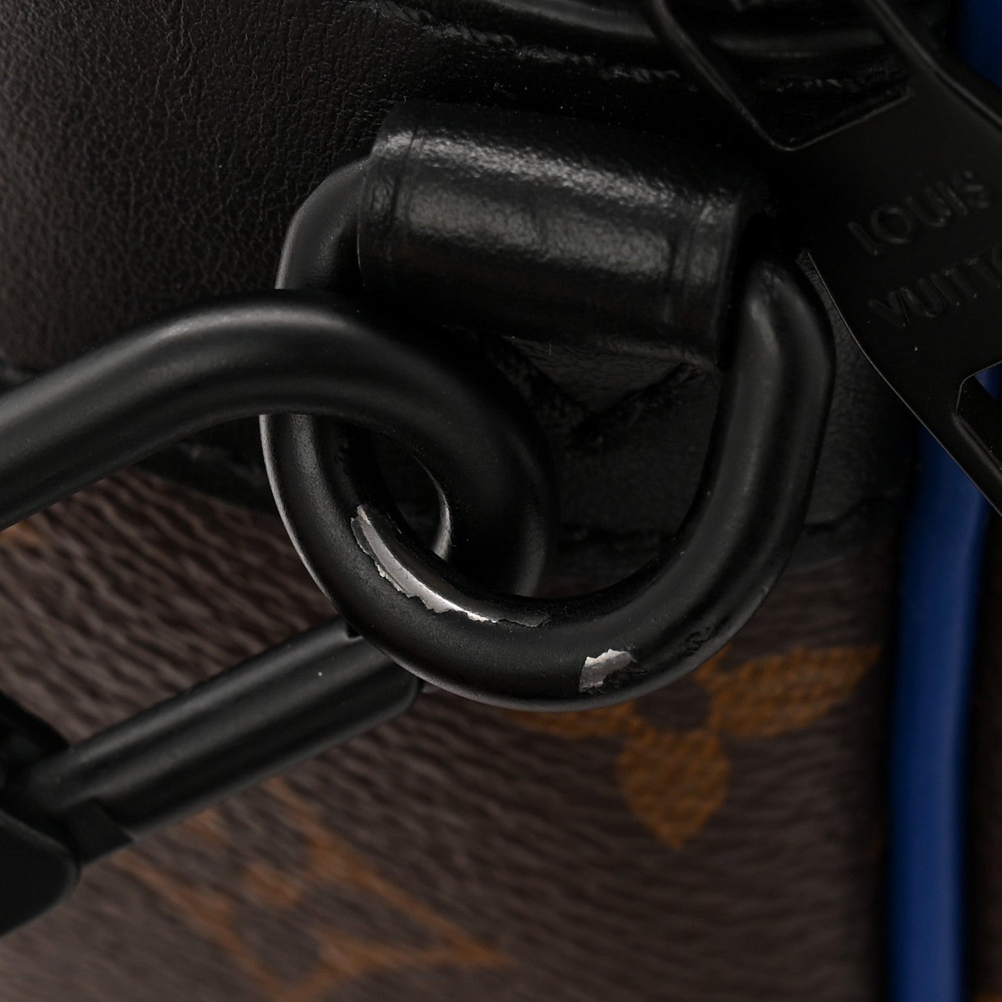 Monogram Macassar S Lock Messenger Blue