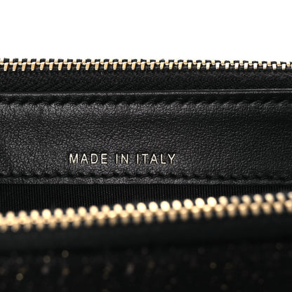 Canvas Small Deauville Clutch With Chain Navy