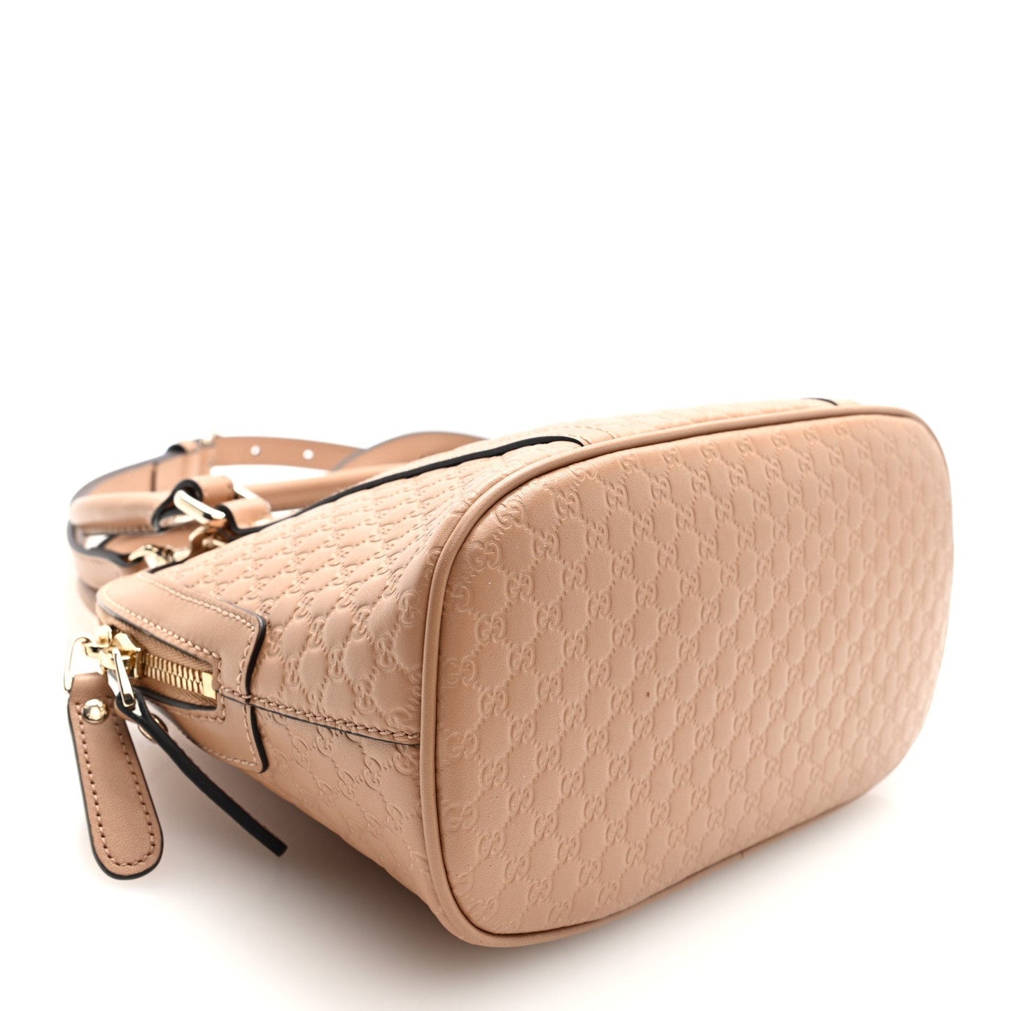Soft Microguccissima Mini Dome Bag Camelia