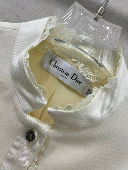 DIOR 25S SILK-BLEND KNIT JACKET STYLE 173