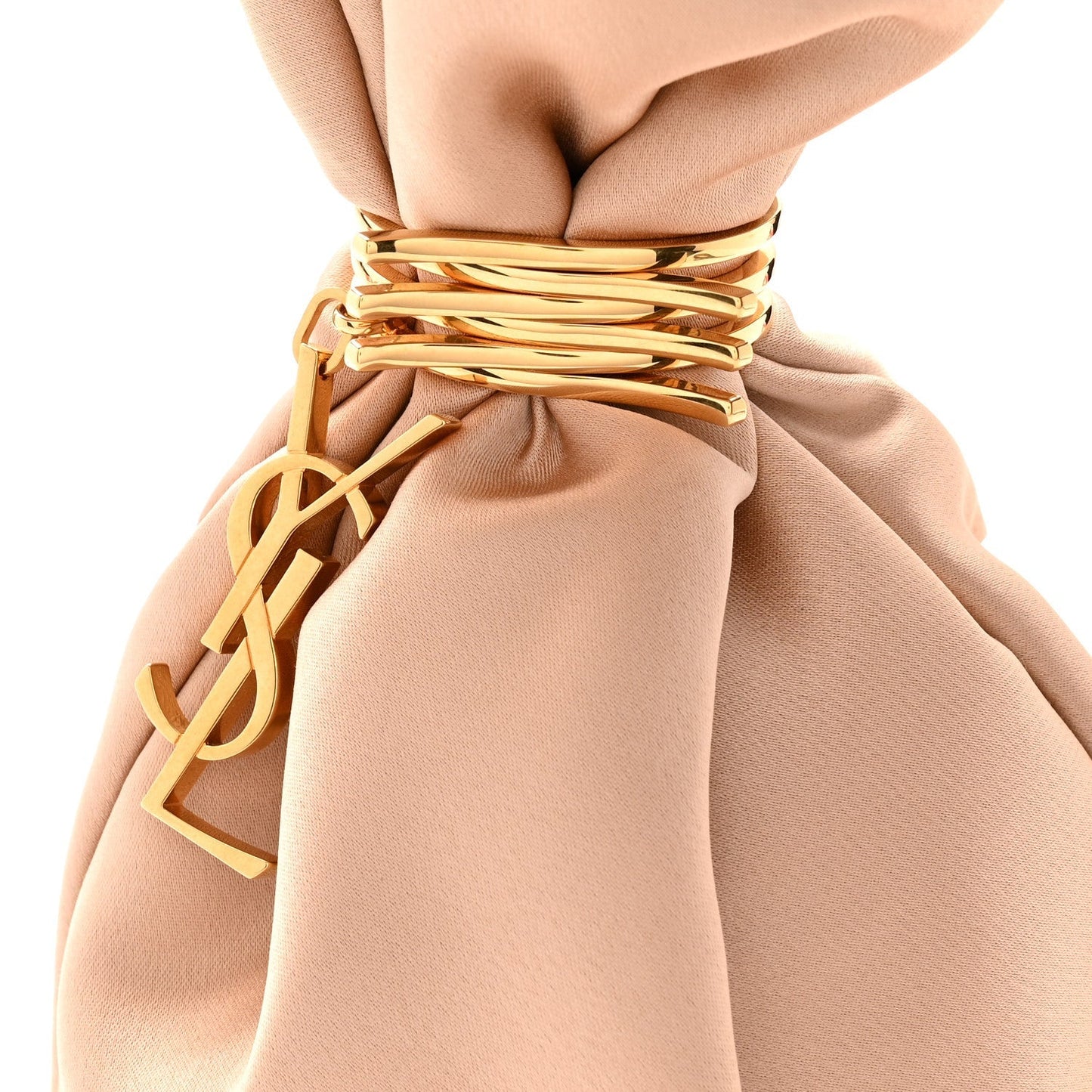 Satin Evening Pouch Nude Baby Nude