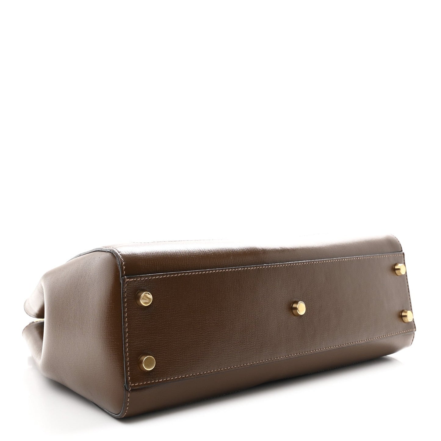 GG Supreme Monogram Azalea Calfskin Web Medium Jackie 1961 Tote Beige Ebony Brown Sugar