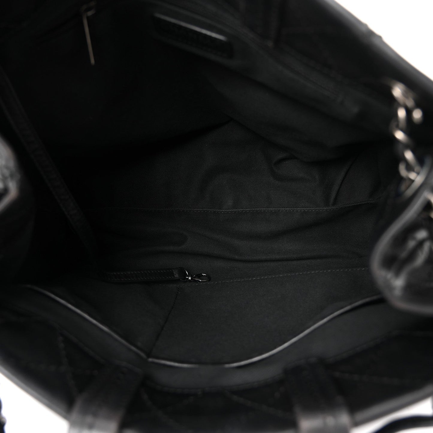 Calfskin CC Pocket Tote Black