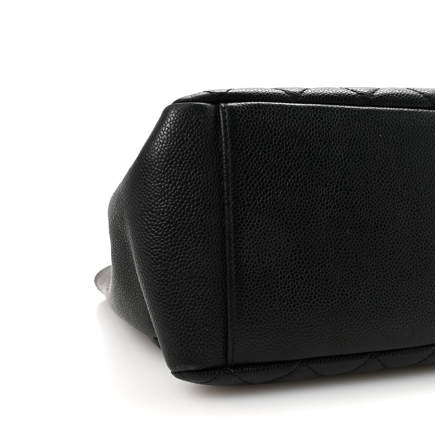Caviar Quilted Grand Shopping Tote GST Black