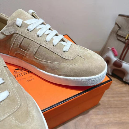 HM 25 Boomerang Sneaker Light Beige Suede