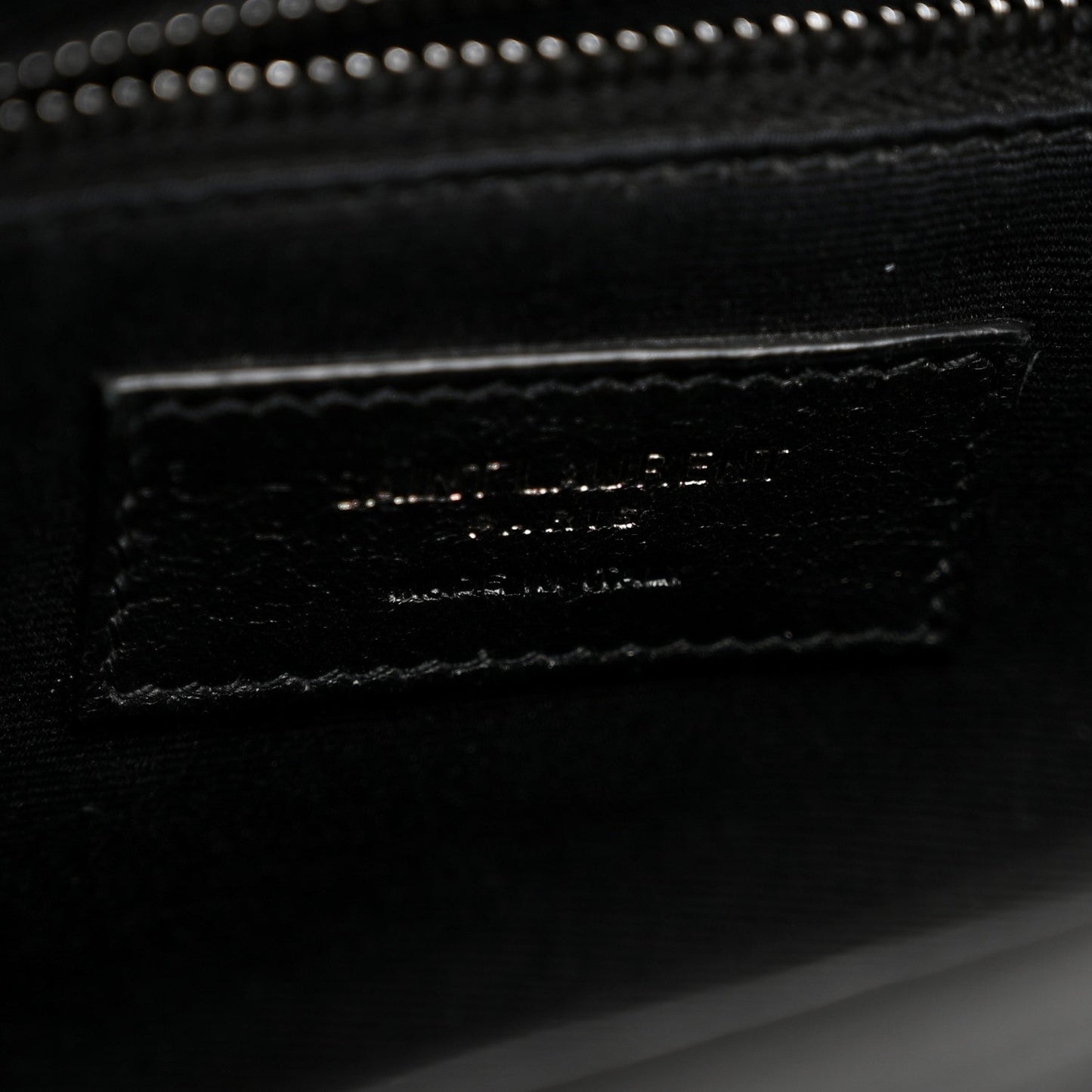 Crinkled Calfskin Matelasse Monogram Medium Niki Chain Satchel Black