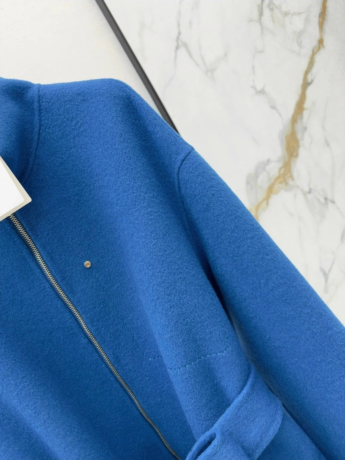 HERMES 25S STAND-COLLAR ZIP-UP JACKET 96710