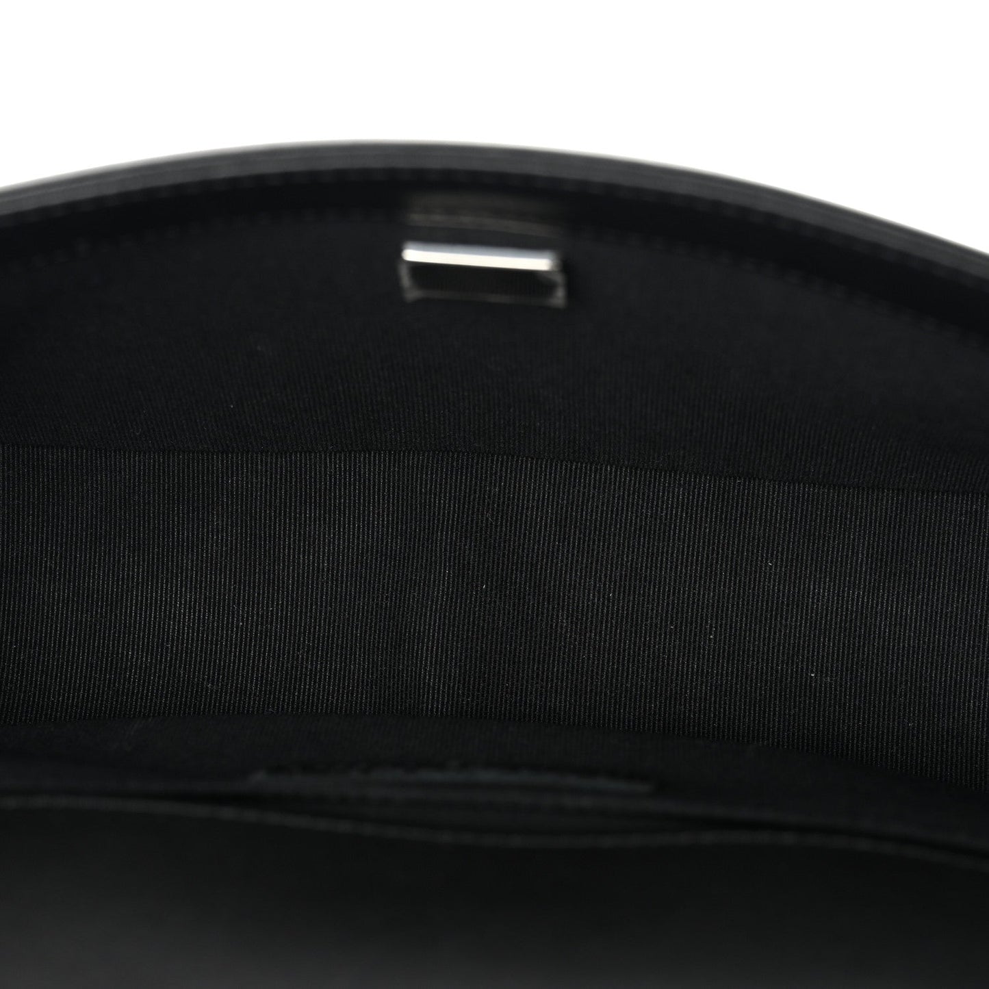 Calfskin Chevron Quilted Medium Boy Flap Black