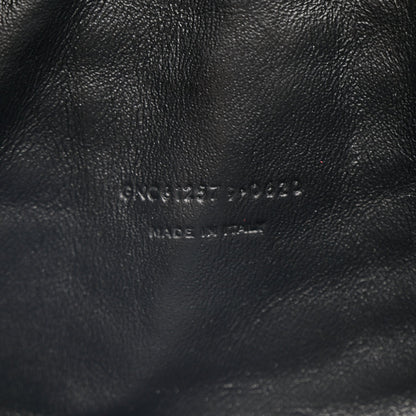 Grain De Poudre Matelasse Monochrome Monogram Mini Lou Camera Bag Black