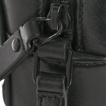 Calfskin Matelasse Monogram Monochrome Lou Camera Bag Black