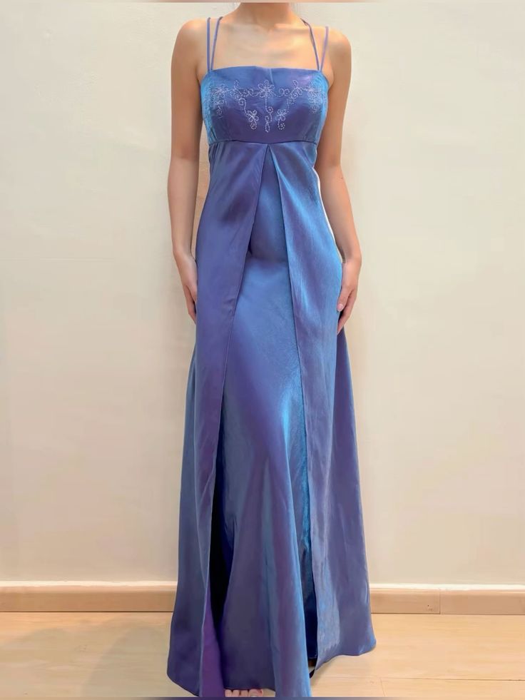 formaldressy--Exquisite floral beaded fashionable long satin prom dress graduation gown gh5528
