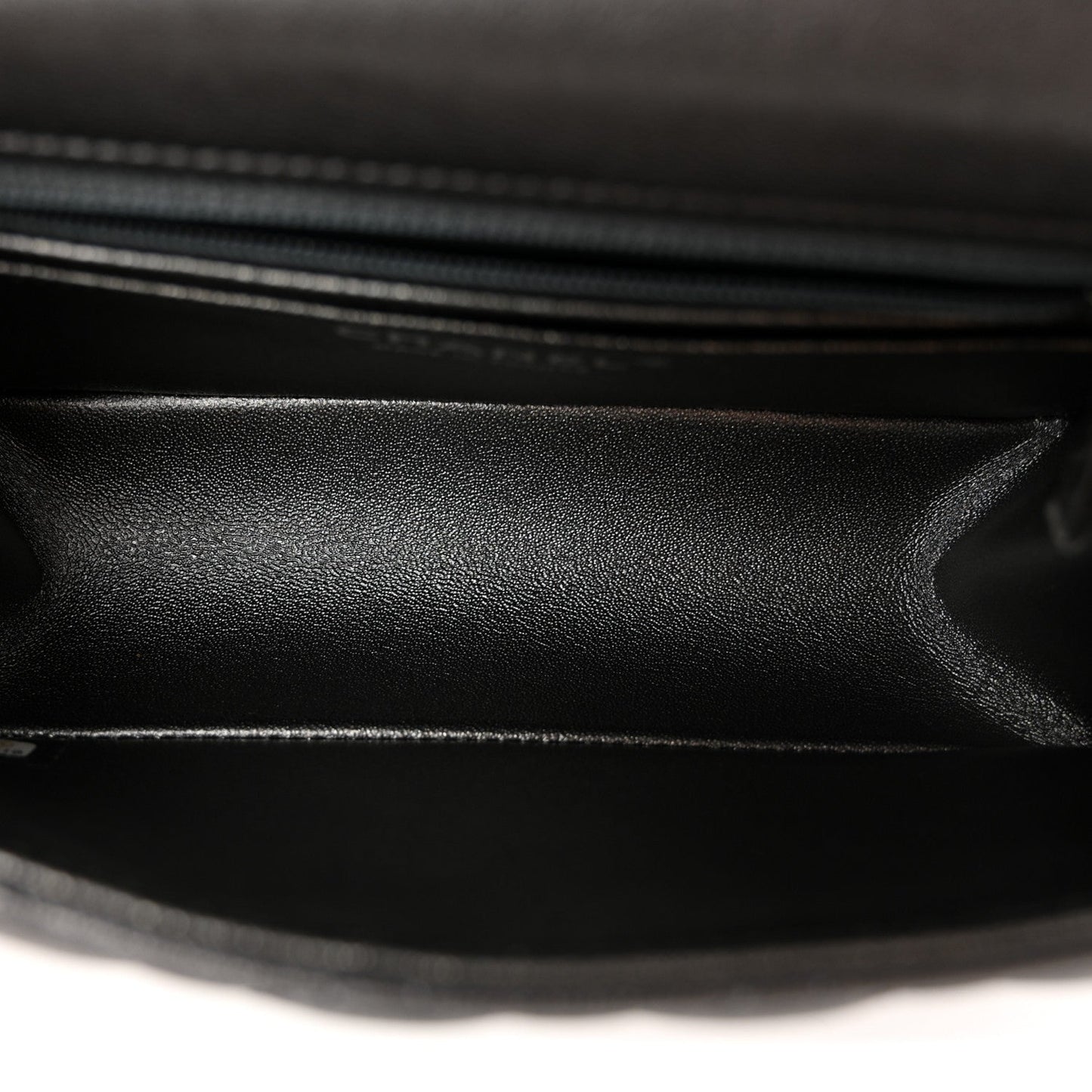 Goatskin Quilted 2.55 Reissue Mini Flap Dark Silver