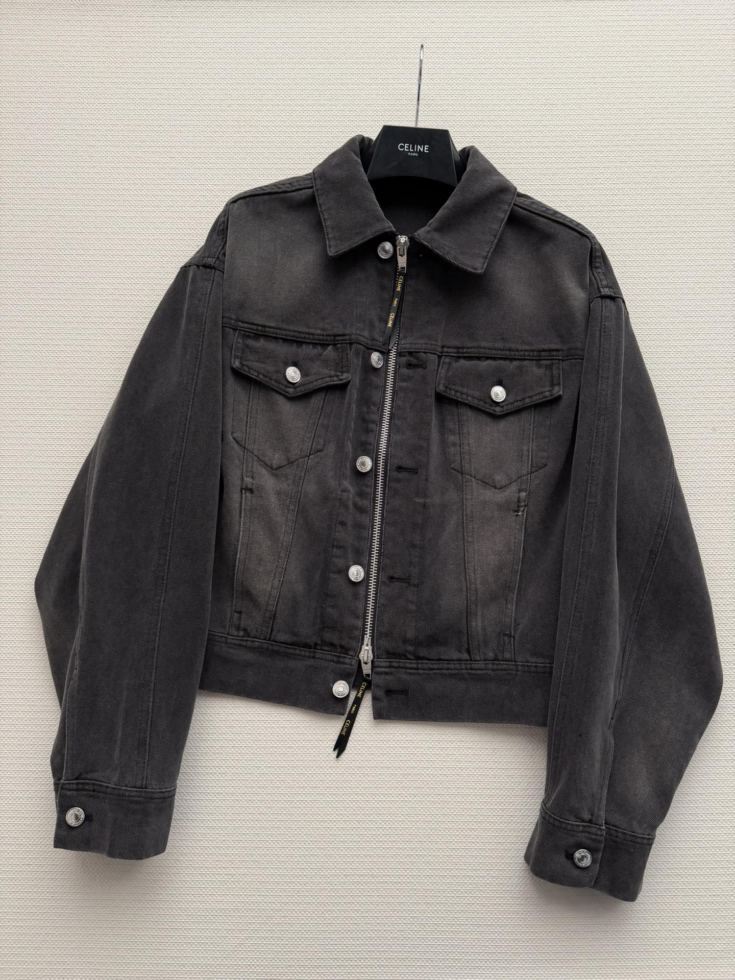 Celine 26SS Black Denim Jacket 882446