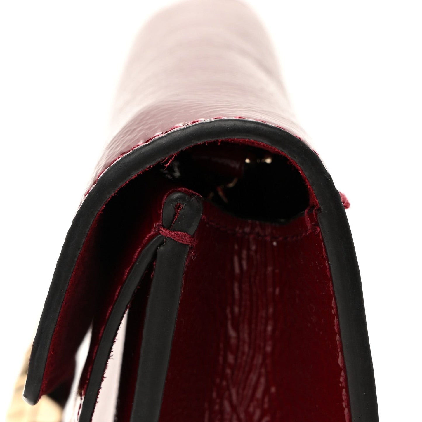 Crinkled Patent Mini Dionysus Shoulder Bag Rosso Ancora Red