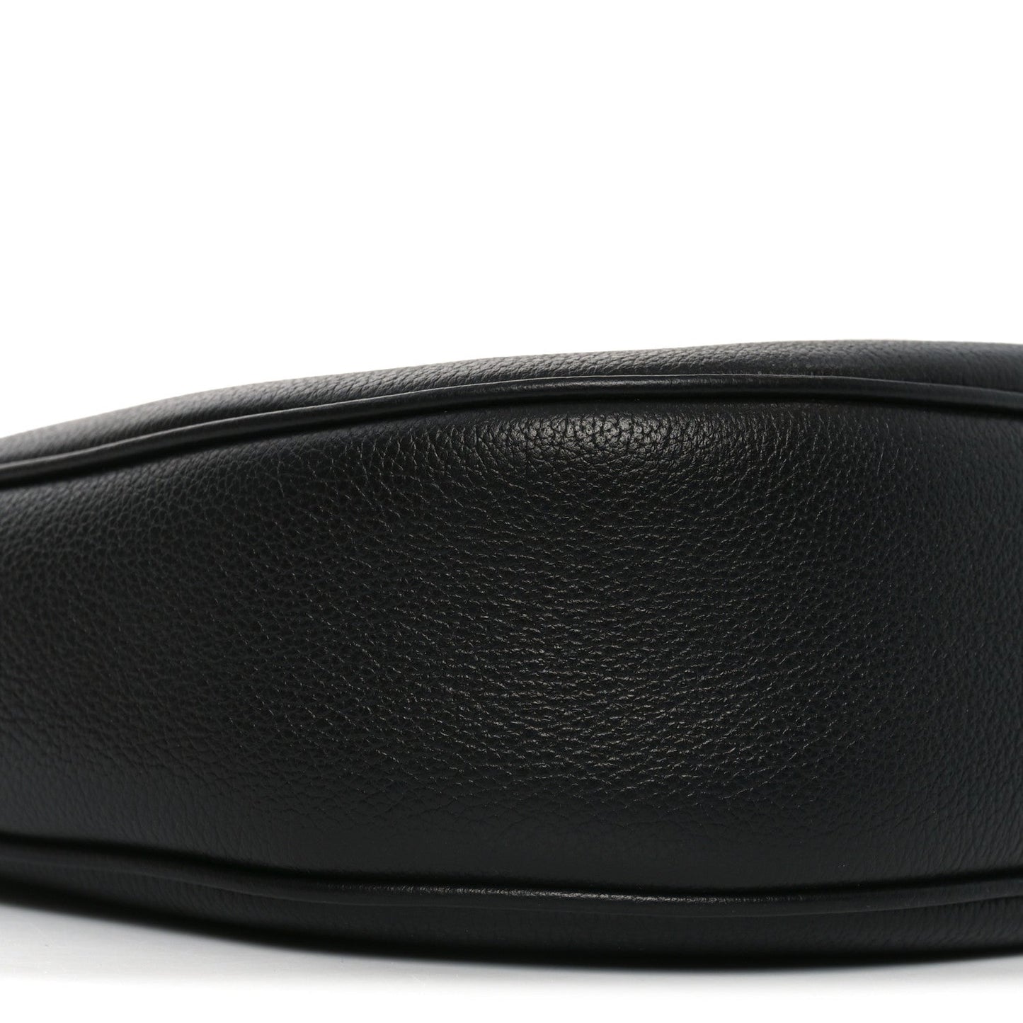 Supple Calfskin Cuir Triomphe Small Heloise Shoulder Bag Black