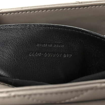 Calfskin Y Quilted Monogram Small Loulou Chain Satchel Taupe