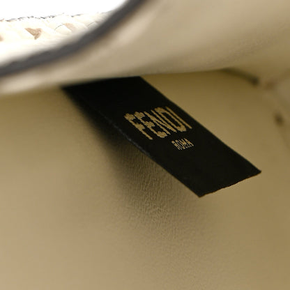 Cuoio Romano Selleria Chamois Small Peekaboo I SEE U Satchel White