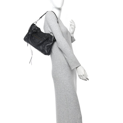 Agneau Arena Classic Hardware Le City First Bag Black