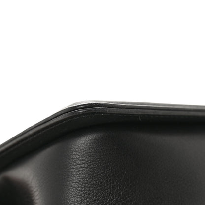 Lambskin Quilted Small Boy Flap Black