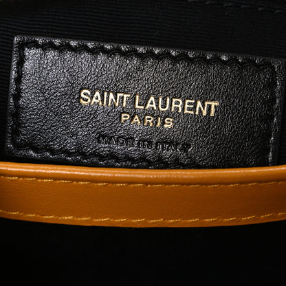 Calfskin Y Quilted Monogram Toy Loulou Crossbody Bag Cheddar
