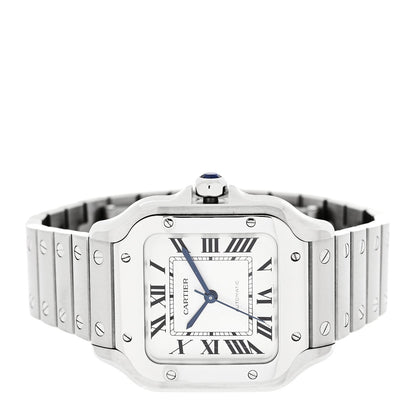 Stainless Steel 35mm Santos de Cartier Automatic Watch