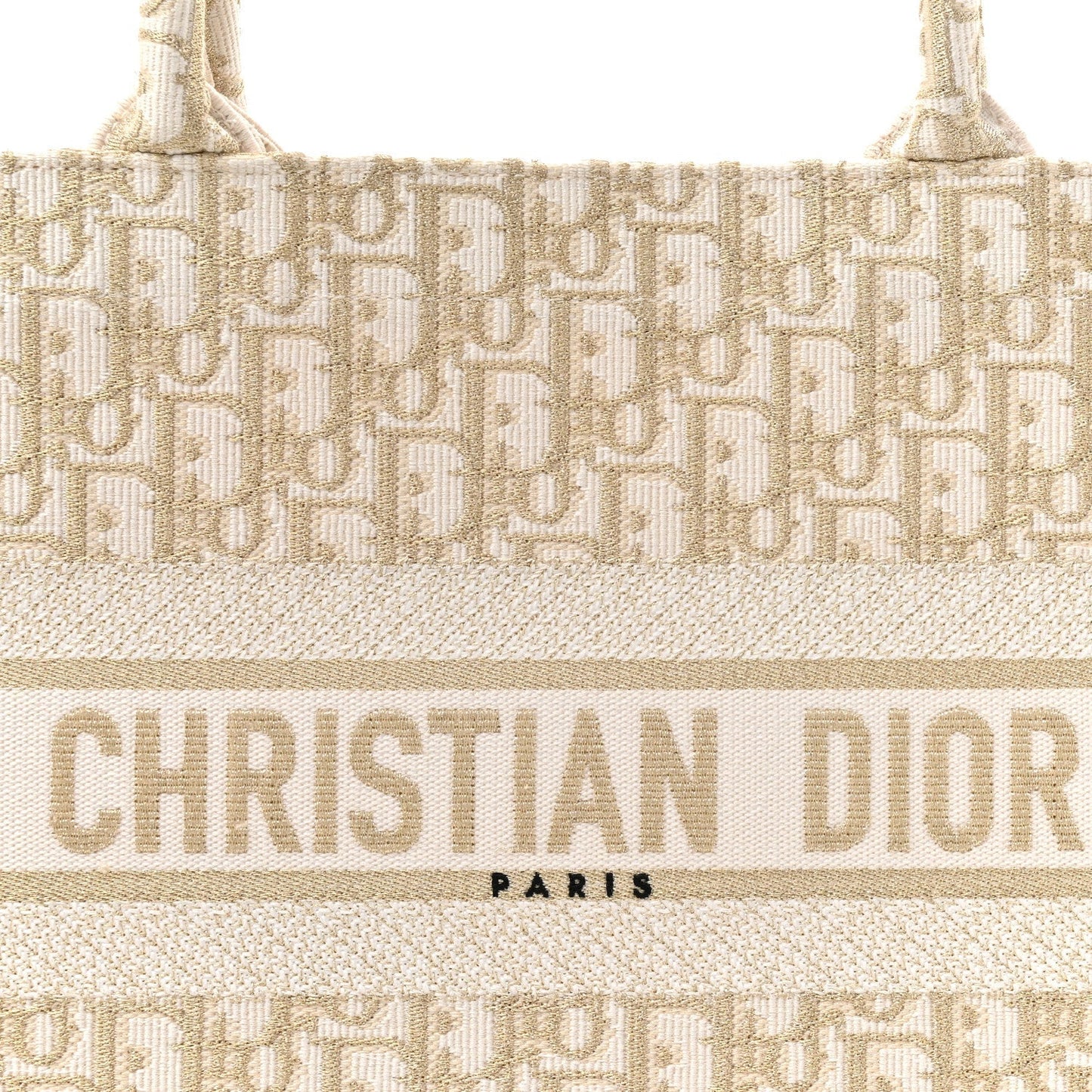 Oblique Medium Book Tote Gold Multicolor