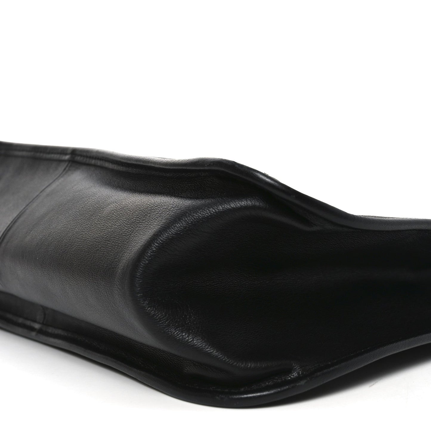 New Sakai Calfskin Lux Horsebit 1955 Tote Bag Black