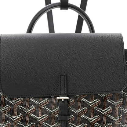 Goyardine Calfskin Mini Alpin Backpack Black
