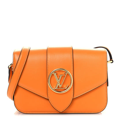 Smooth Calfskin LV Pont 9 Summer Gold