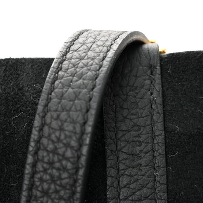 Taurillon Clemence Picotin Lock 22 MM Black