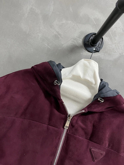 PRADA 25S SUEDE DOWN VEST 385