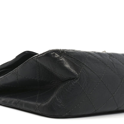 Aged Calfskin Quilted 2.55 Reissue 226 Flap Grey