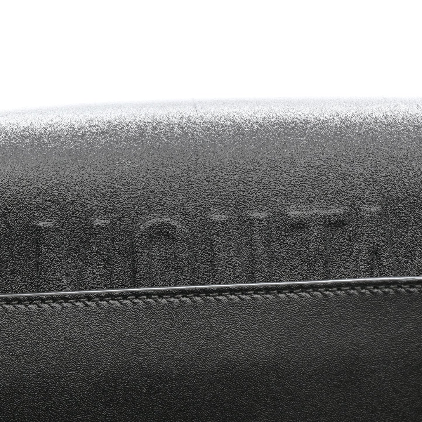 Box Calfskin Large Bobby Flap Black