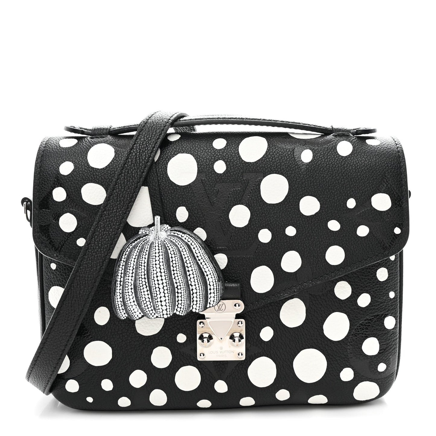 LV X YK Empreinte Monogram Giant Pochette Metis Black