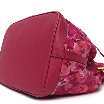 Nylon Monogram Ikat Noefull MM Rose Indien