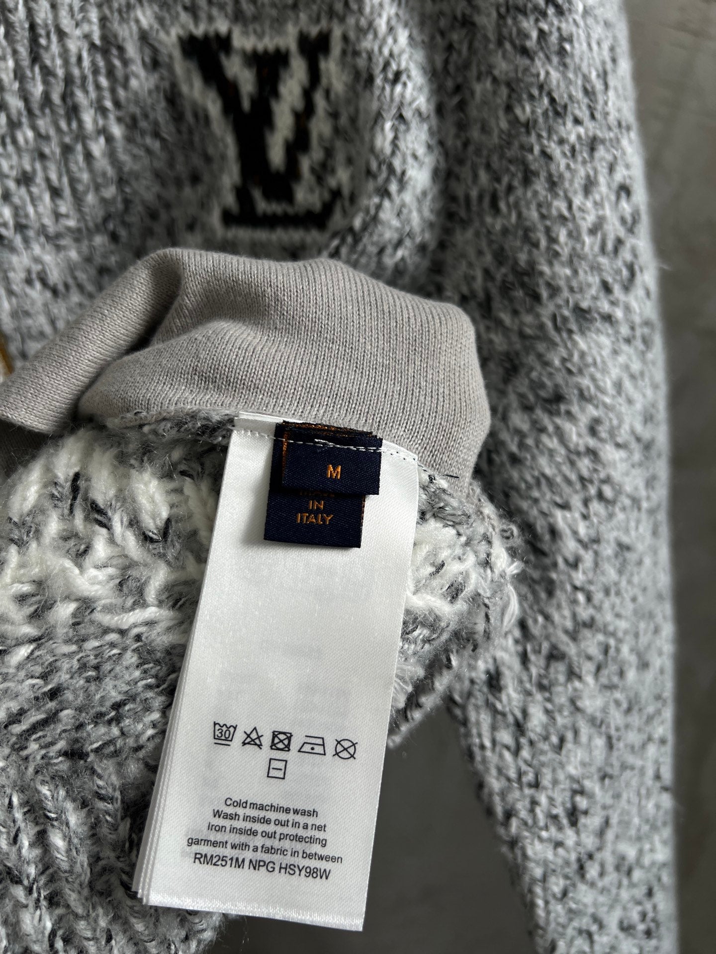 LV Knit Sweater Sailboat 494192