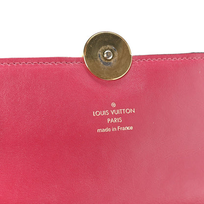 Monogram Flore Chain Wallet Fuchsia
