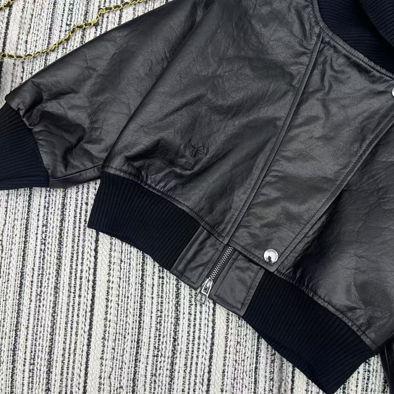 DIOR 25S LEATHER JACKET STYLE 371