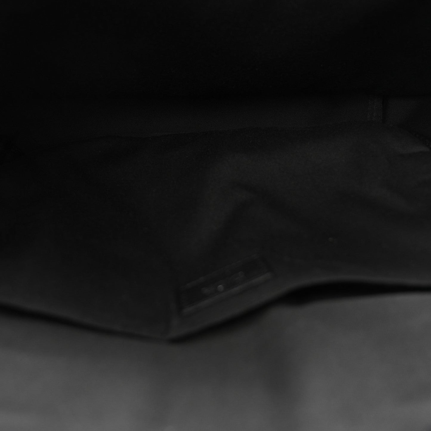 Oblique Calfskin Rider Backpack Beige Black